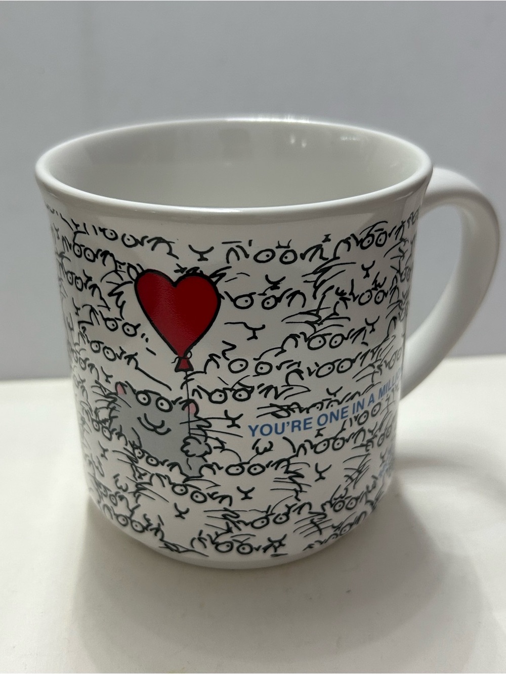 Vintage Heart Mug Boynton You're One in a Million Recycled Paper Products & Box